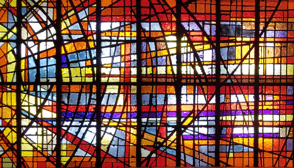 Stained glass worship information